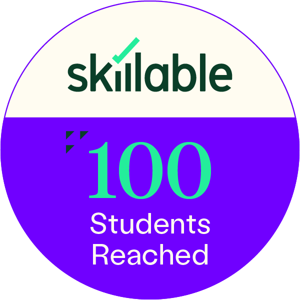 Instructor Recognition — 100 Students Reached badge